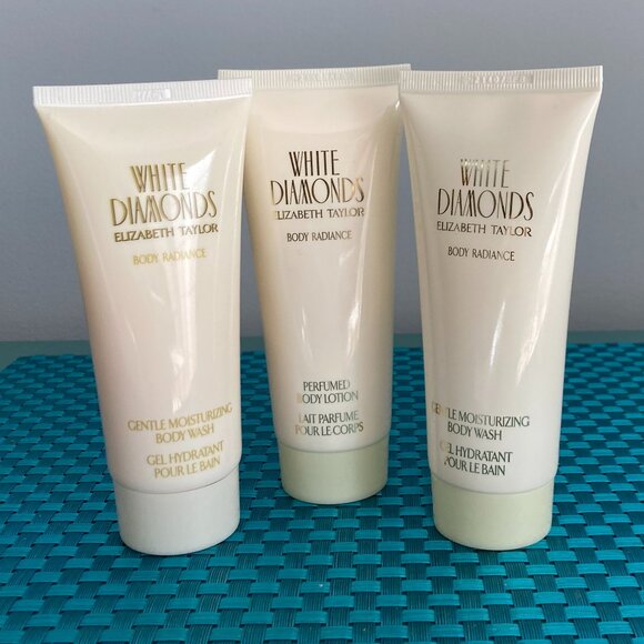 White Diamonds Body Lotion and Body Wash New 3 pc Set